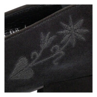 SCHAPURO Damen Trachten Pumps Schwarz 40,5 EU