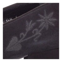 SCHAPURO Damen Trachten Pumps Schwarz 42 EU