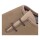 SCHAPURO Herren Trachten Schnürer Beige 42 EU