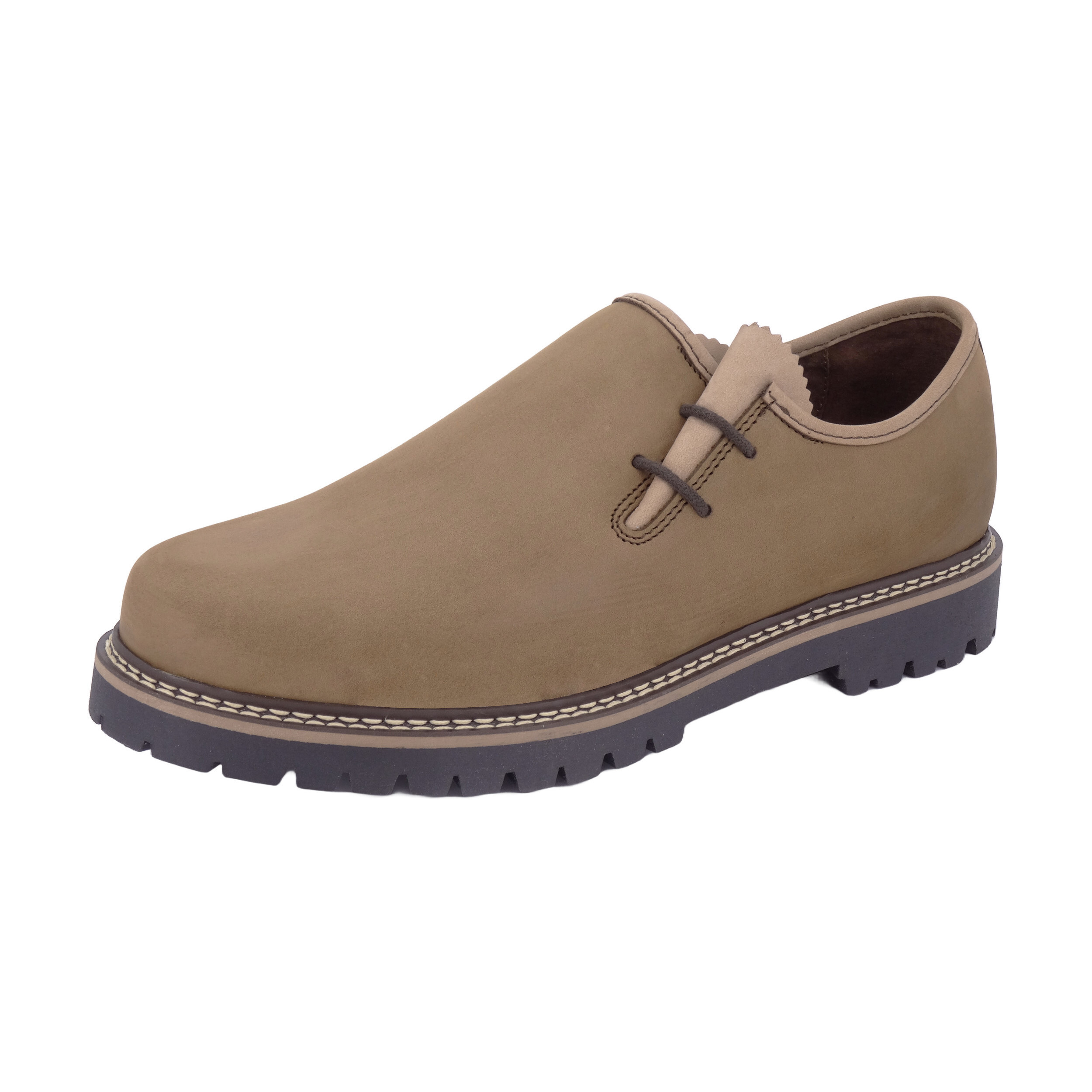 SCHAPURO Herren Trachten Schnürer Beige 44 EU