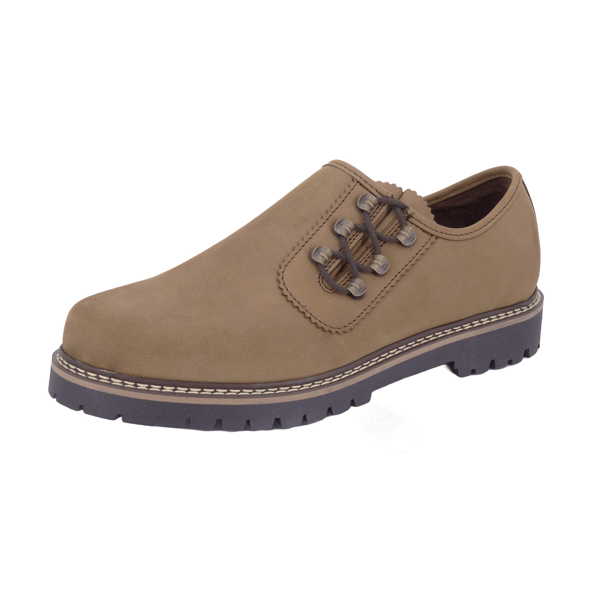 SCHAPURO Herren Trachten Schnürer Beige 43 EU