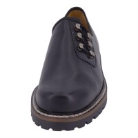 SCHAPURO Herren Schuhe Trachten Haferl Schnürer Schwarz Größe 43 EU