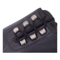 SCHAPURO Herren Schuhe Trachten Haferl Schnürer Schwarz Größe 43 EU