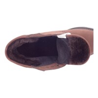 SCHAPURO Damen Schuhe Winter Schnee Stiefel Braun Größe 41 EU