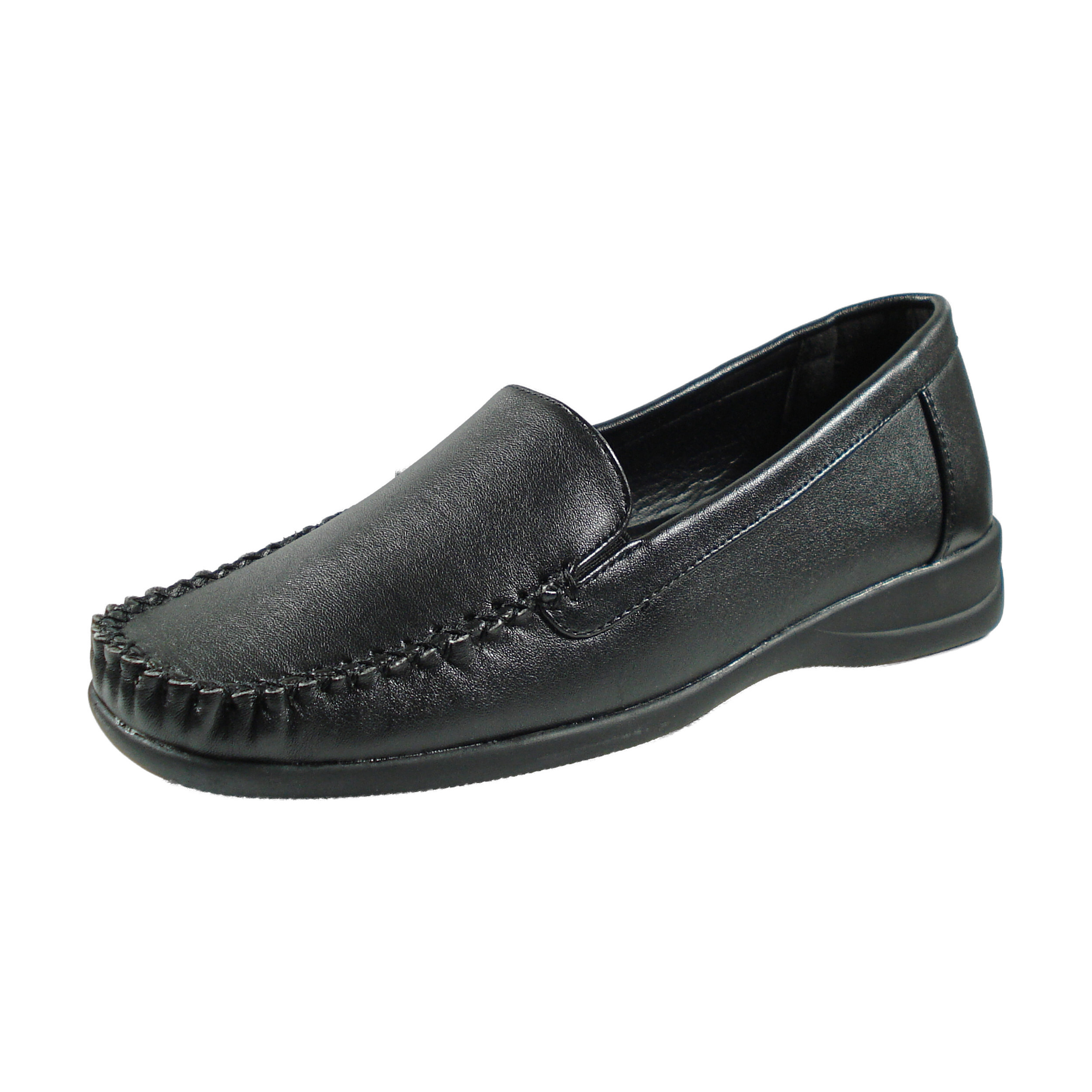 Donna Damen Mokassin Schwarz 40 EU