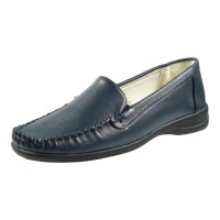Donna Damen Mokassin Blau 42 EU