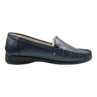 Donna Damen Mokassin Blau 42 EU