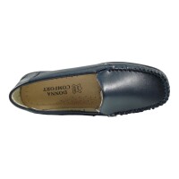 Donna Damen Mokassin Blau 42 EU