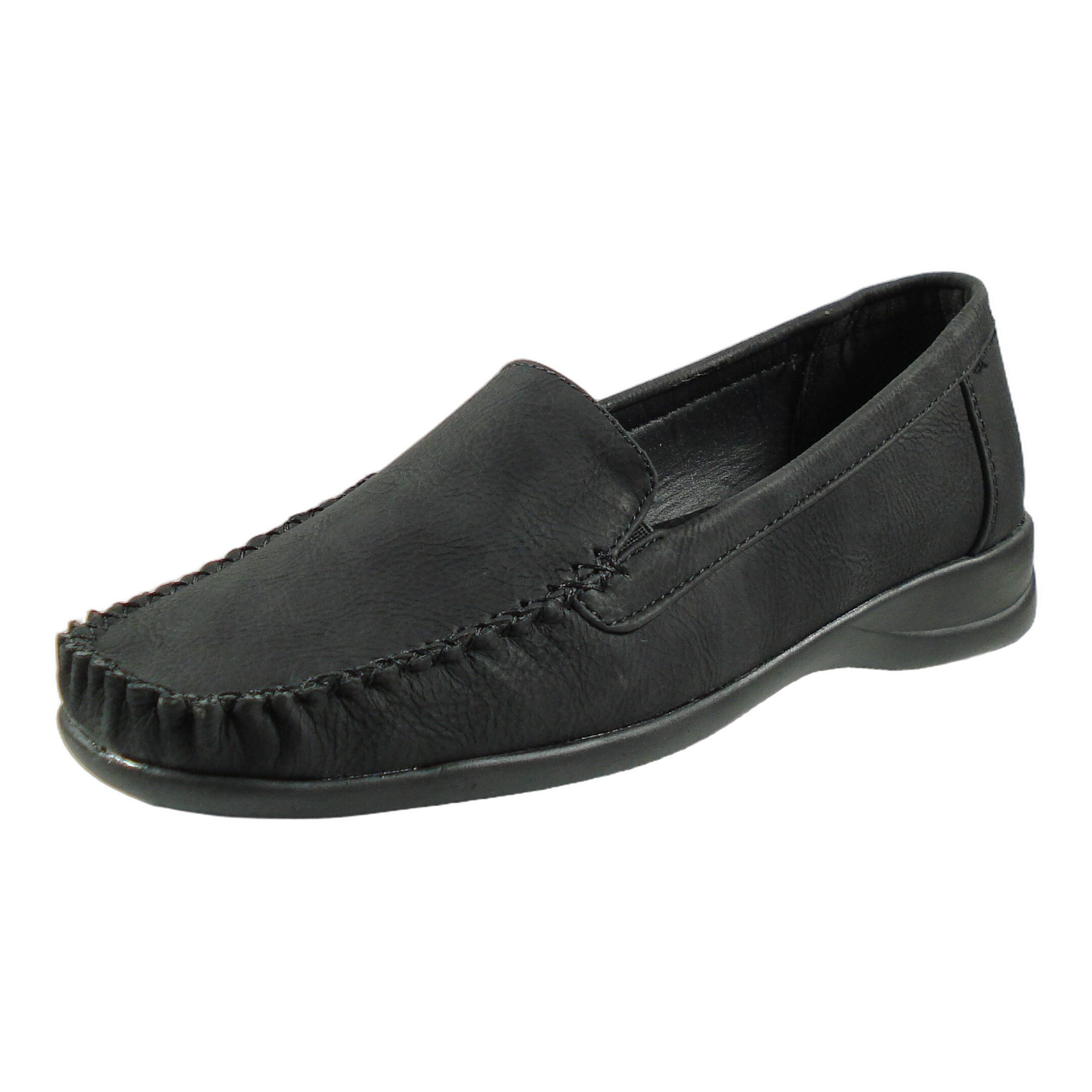 Donna Damen Mokassin Schwarz 37 EU