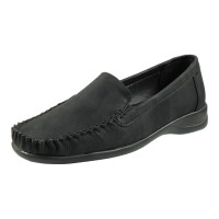 Donna Damen Mokassin Schwarz 37 EU