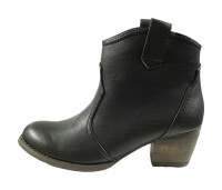 VIPZ Damen Western Stiefel Schwarz 37 EU