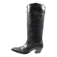 Xtravaganza Damen Western Stiefel Schwarz 36 EU