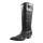 Xtravaganza Damen Western Stiefel Schwarz 39 EU