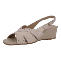 Simona Damen Schuhe Trachten Dirndl Sandalette Beige Größe 42 EU