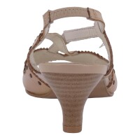 Simona Damen Schuhe Trachten Dirndl Sandalette Beige Größe 35 EU
