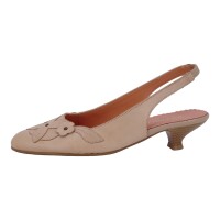 Simona Damen Schuhe Trachten Dirndl Sandalette Beige Größe 37 EU