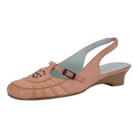 Simona Damen Schuhe Trachten Dirndl Sandalette Orange Größe 35.5 EU