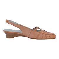 Simona Damen Schuhe Trachten Dirndl Sandalette Orange Größe 39.5 EU