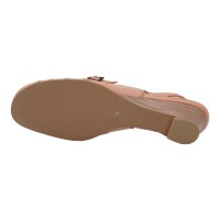 Simona Damen Schuhe Trachten Dirndl Sandalette Orange Größe 39.5 EU