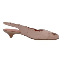 Simona Damen Schuhe Trachten Dirndl Sandalette Beige Größe 39.5 EU