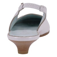 Tervolina Damen Schuhe Trachten Dirndl Sandalette Weiß Größe 40 EU