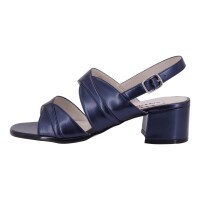 Joanna Ferra Damen Schuhe Trachten Dirndl Sandalette Blau Größe 39 EU