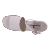 Joanna Ferra Damen Schuhe Trachten Dirndl Sandalette Weiß Größe 40 EU