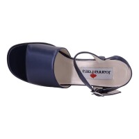 Joanna Ferra Damen Schuhe Trachten Dirndl Sandalette Blau Größe 38 EU