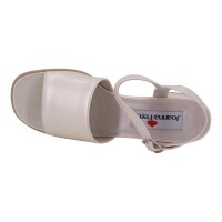 Joanna Ferra Damen Schuhe Trachten Dirndl Sandalette Beige Größe 36 EU